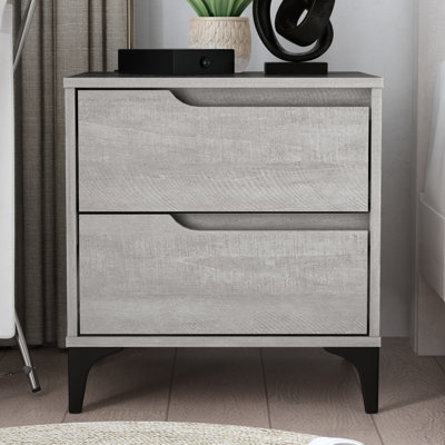 Norcross 20" 2 Drawer Nightstand