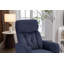 Chaise d'appoint pivotante et berçante rembourrée en tissu Paiton-2122132405