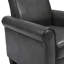 Fauteuil d'appoint rembourré en similicuir Deundria Comfy-747618138