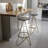 Melster 30" Modern Industrial Metal Backless Circular Bar Stool-1062454571