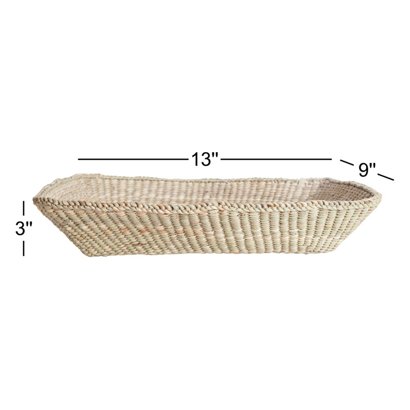 Woven Natural Grass Tray
