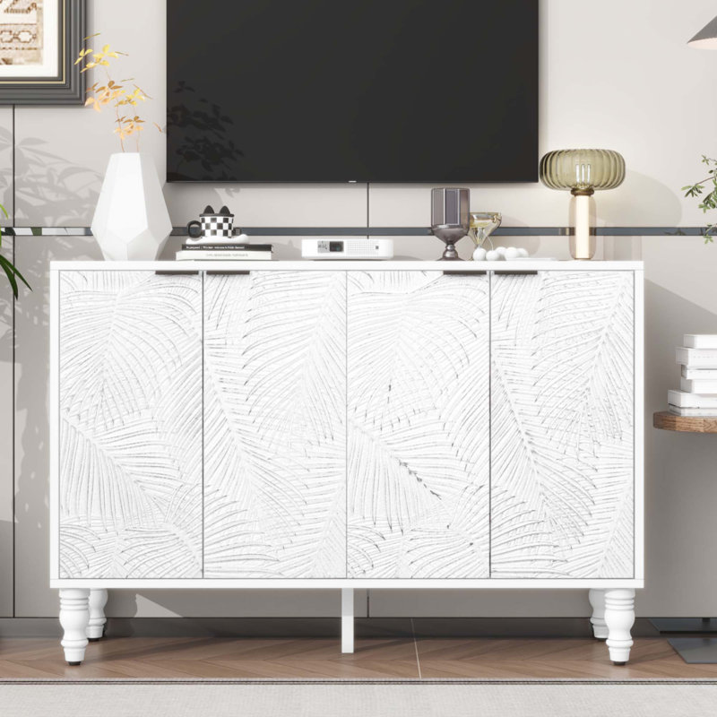 47.2'' Modern TV Stand, White