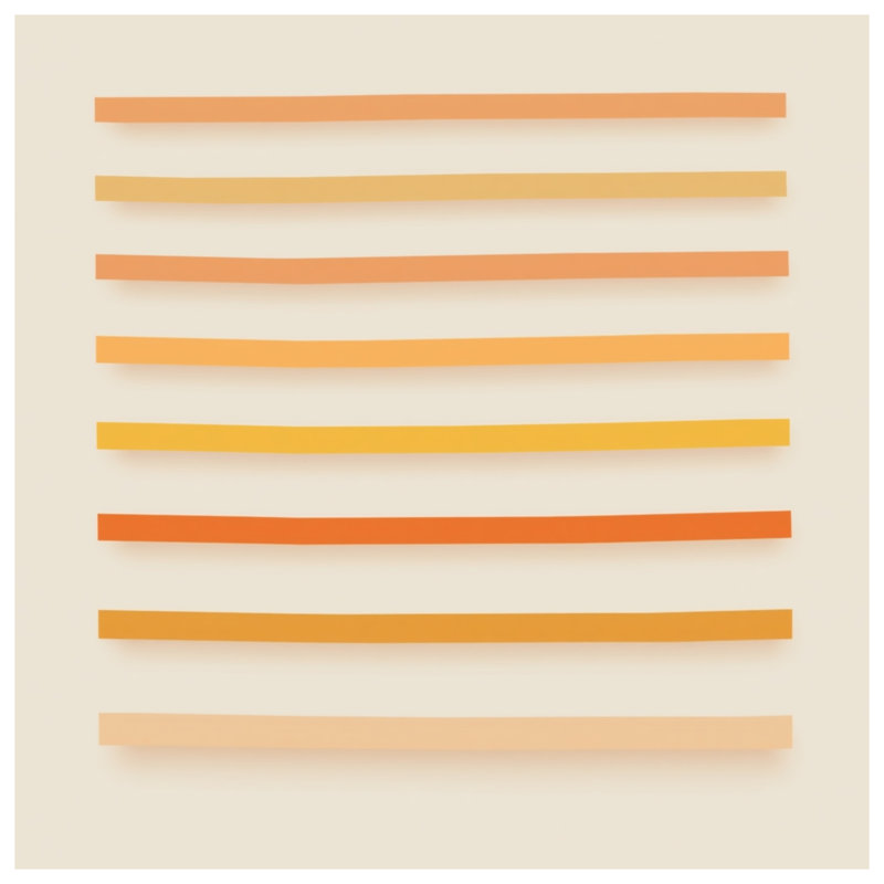 Coussins décoratifs orange à rayures jaunes, 14 x 14 inches