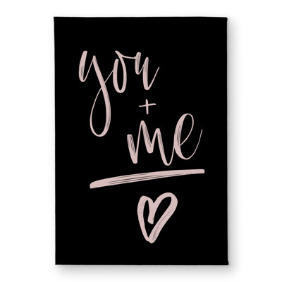 You + me Typo & Symbols Hygge Door Mat - Indoor Outdoor Decor