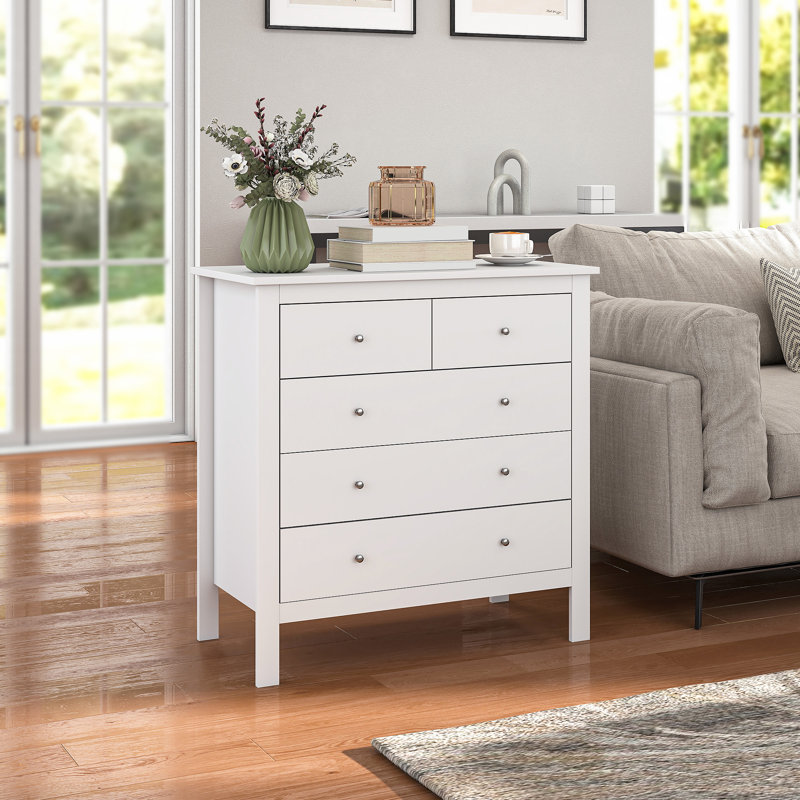 Sainz Modern Chest Of Drawers, 5 Drawer Unit Storage Chest for Bedroom