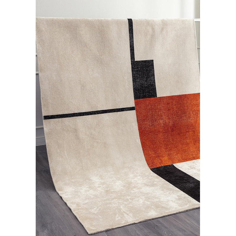 Abstract Panes Area Rug, Rectangle 7'10" x 9'10"