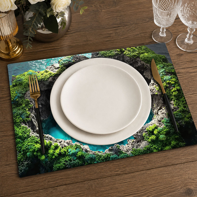 Ensemble de table rectangulaire en polyester
