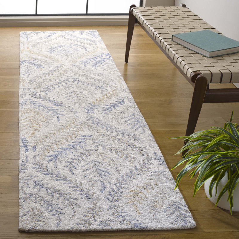 Tapis beige / gris Cristionna 804, Tapis de couloir 2 pi 3 po x 8 pi