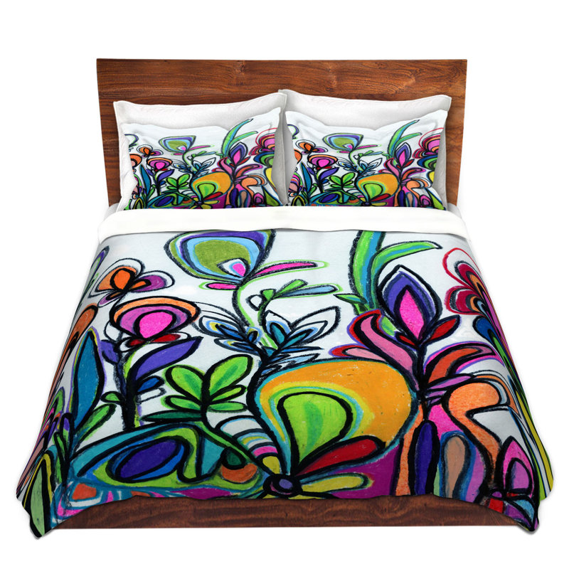 Ensemble de housse de couette DiaNoche en microfibre par Robin Mead - Abstract Spice of Life