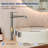 Single Hole Bathroom Faucet with Drain Assembly, Single Handle Bathroom Vessel Sink Faucet-124671808
