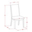 L'ensemble de table de salle à manger 3 pièces contient une table de cuisine ronde avec Dropleaf et 2 chaises Parson en tissu Shitake, 42 x 42 pouces, blanc lin-1540122759-1540122753