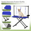 Grande table de toilettage pour chien 47 po avec accoudoirs à hauteur réglable-133032200
