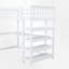 Lit mezzanine avec bureau intégré et tablettes-113752950-113752951
