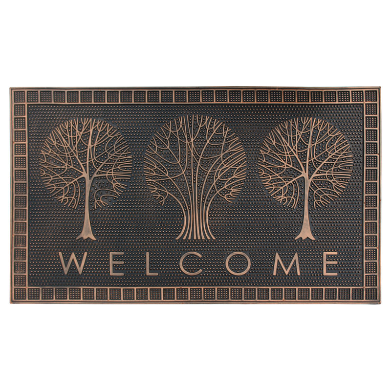 Paillasson en caoutchouc «Welcome Tree» Oconto