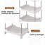 61cm H x 39.5cm W Utility Cart
