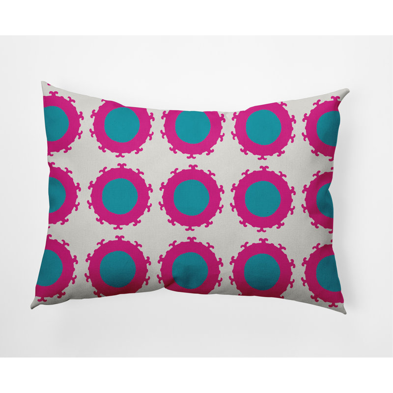 Coussin lombaire intérieur / extérieur Pan Bubbles, Bleu Explorer