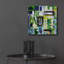 Art mural en verre acrylique Golders 1 'par Coco Good, 12 po x 12 po