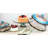Mosaic Carnival Glass Cake Stand
