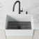 Silicone 23.75 in. x 14.875 in. Silicone Bottom Grid for 27 in. Single Bowl Kitchen Sink