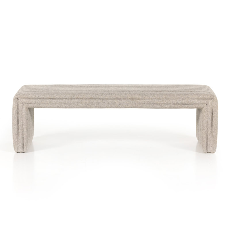 Banc rembourré 61 po Brandt, Naturel d'Orly