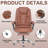 Noshin Ergonomic Faux Leather Massage Executive Chair-324681372