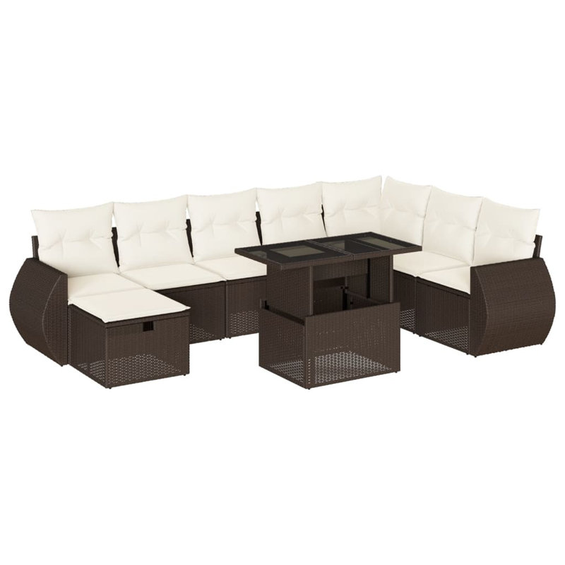 Ensemble de canapé de jardin Vidaxl