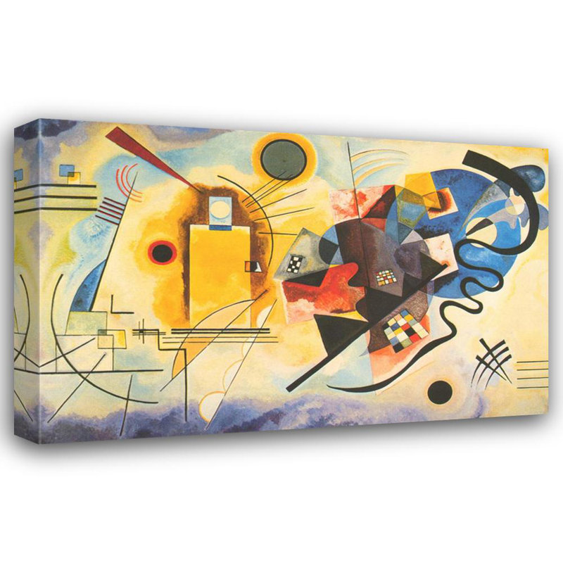 Jaune Rouge Bleu 1925, 26" H x 40" W