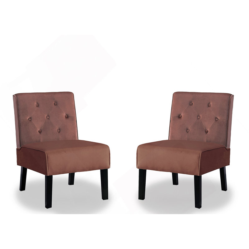 Fauteuil d'appoint capitonné avec accoudoirs avec tissu en velours et coussin en mousse haute densité, idéal pour se détendre dans les espaces de vie