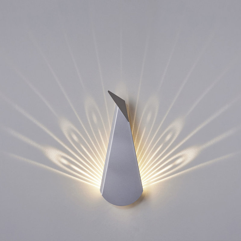 Gillies LED Wall Sconce, Silver
