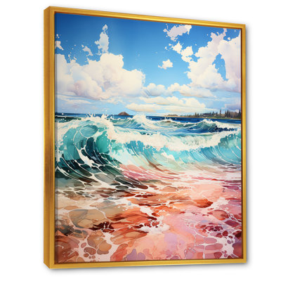 «Tropical Beach Waves Fusion III», reproduction sur toile