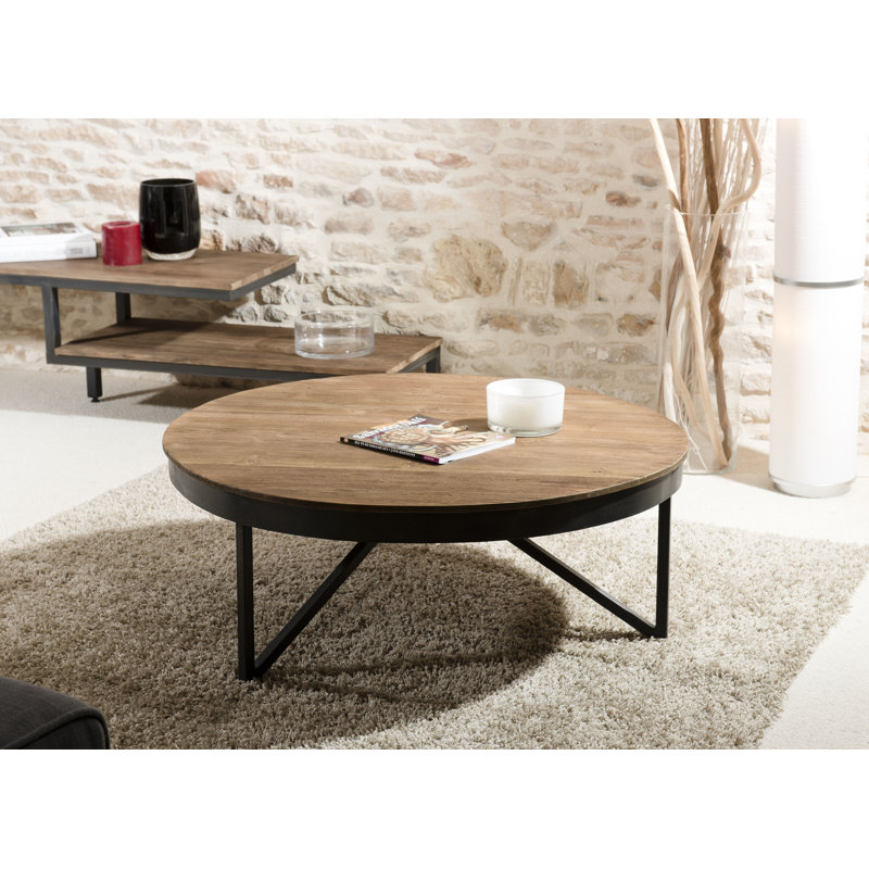 Sandrine Four Leg Coffee Table, 35cm H x 90cm W x 90cm D