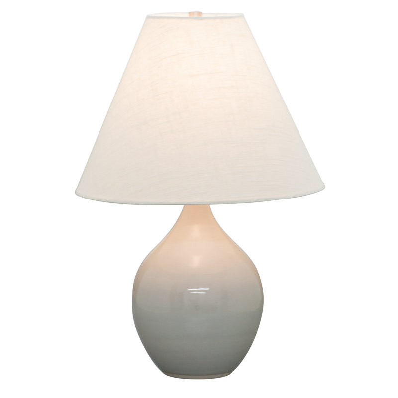 Lampe de table 19 po Libbe, Gris lustré