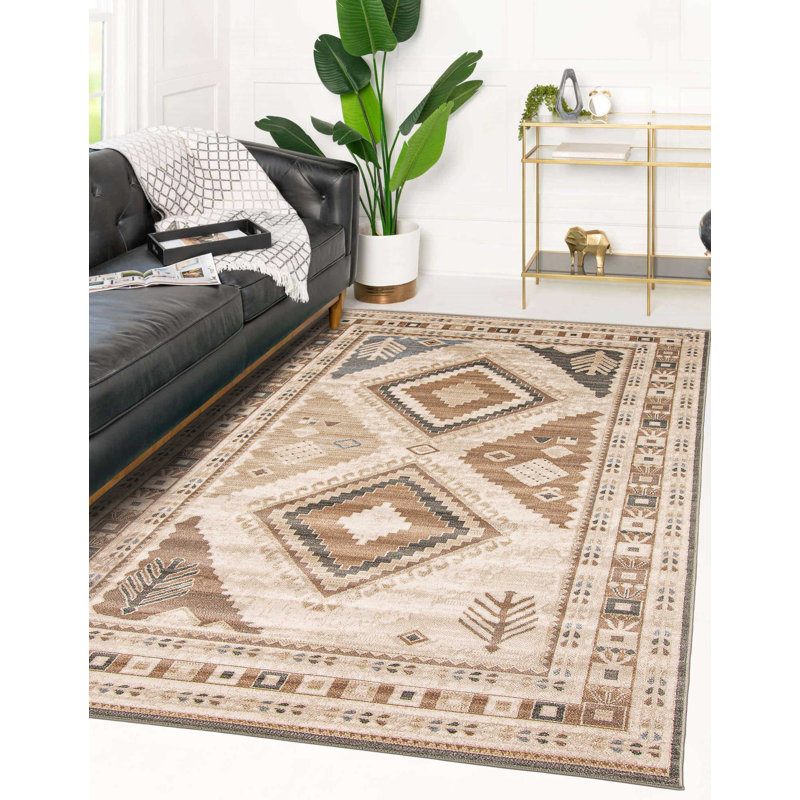 Tapis ivoire Lia, Rectangle de 5 pi x 8 pi