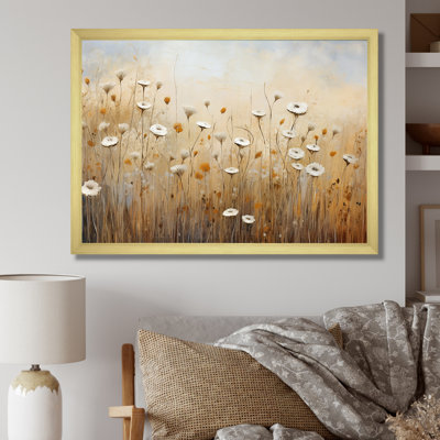 Minimalisme prairie magique III sur toile