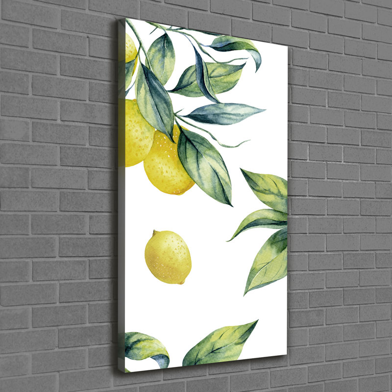 Lemons - Wrapped Canvas Print
