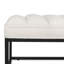Banc rembourré pour chambre en métal-111670826