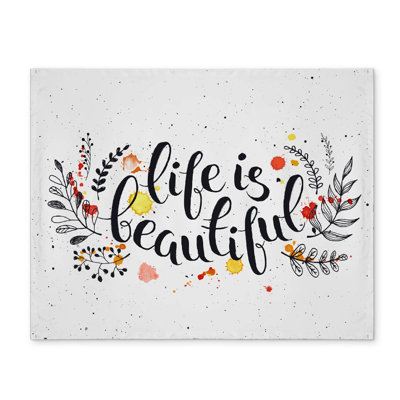 Napperon Life is Beautiful | Décoration intérieure