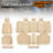 Voris Series Seat Covers Full Set With Headrest, Airbag Compatible, Reserved Opening Holes, Universal For Cars-120899461
