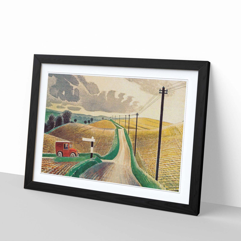 Eric Ravilious - Single Picture Frame Print, Black