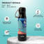 Tasse de voyage isotherme Any Morning de 590 ml (20 oz) en acier inoxydable avec couvercle étanche