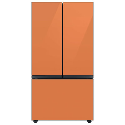 Samsung 24 cu. ft. Smart Bespoke 3-Door French-Door Refrigerator with Customizable Panel Colors and AutoFill Water Pitcher in Custom Panel-Ready