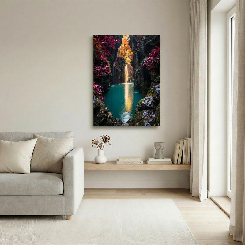 «Autumn Canyon», reproduction d'art sur toile, ensemble de 1, Wrapped Canvas, H 30 po x l 20 po