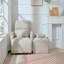 Fauteuil d'appoint rembourré avec repose-pieds avec rangement-1385108747