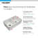 Houzer 33 in White Fireclay Apron Front 50/50 Double Kitchen Sink w/ Strainer,Grids-PTD-4400 WH-C