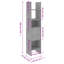 Doristine 180 cm H x 40 cm W Standard Bookcase-675611161