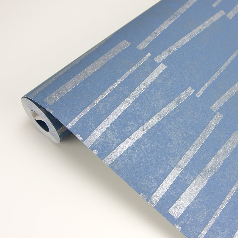 Speyer Luminescence 33' L x 21" W Wallpaper Roll, Blue