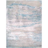 One-of-a-Kind 9' x 12' Area Rug in Navy/Beige