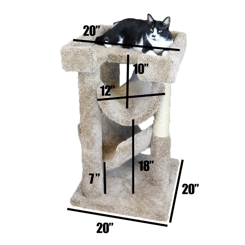 Arbre à chat New Cat Condos, Vert
