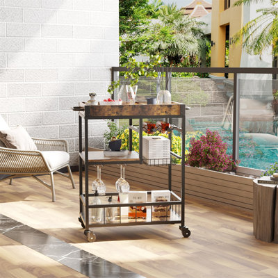 35 in. H x 26.42 in. W Utility Cart