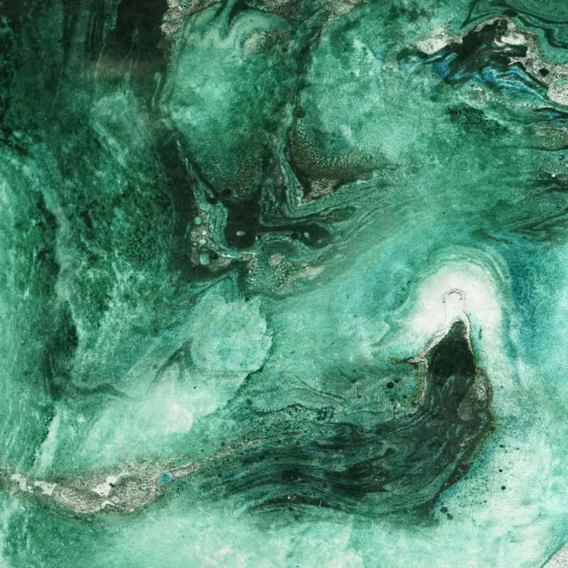 Coussin décoratif Massa, Malachite, Traversin H 14 po x l 42 po